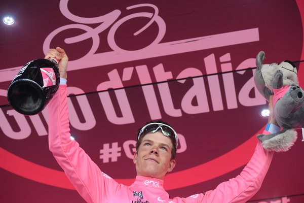 Jungels sigue líder de la carrera | Fuente: Giro de Italia.