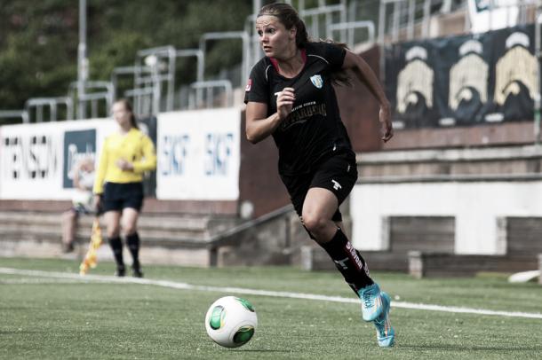 Martens scored the first goal of the Netherlands at the FIFA Women's World Cup. (PHOTO: sdk.se)