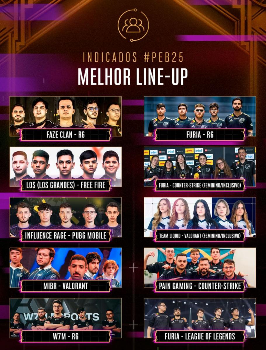 Veja os finalistas do Prêmio eSports Brasil 2025 - VAVEL Brasil