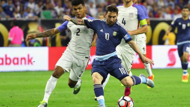 The USMNT were heavily beaten by Argentina in Houston (Photo: Getty Images)