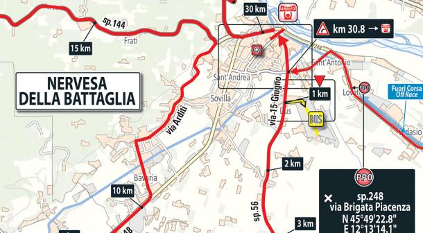 Llegada etapa 13 Giro de Italia: Ferrara - Nervesa della Battaglia | Foto: Giro de Italia