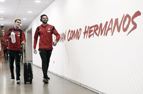 Llegada de Griezmann y Costa al Metropolitano | Atlético de Madrid
