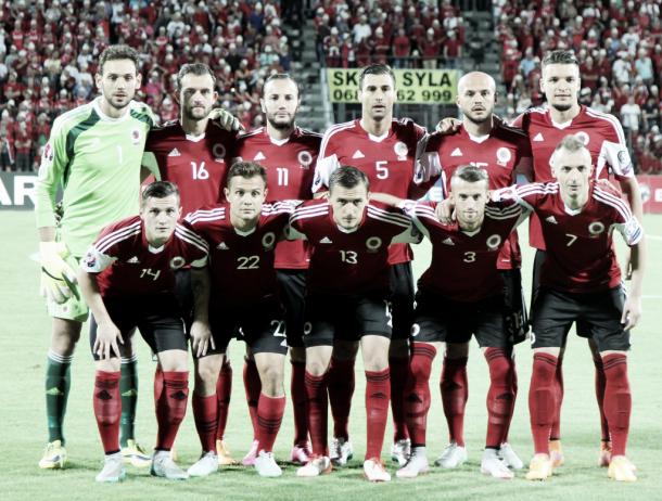 Albania striving to upset the critics on their first European outing l Photo: uefa.com