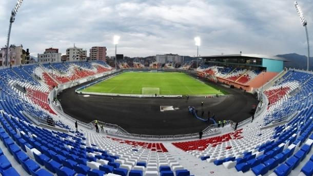 Estadio Loro Boriçi | Foto: Selección de Albania