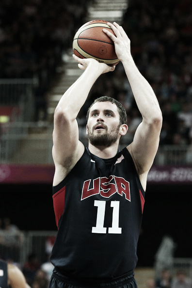 Kevin Love played an important role in the 2012 Olympics. (Christian Peterson/Getty Images Europe)