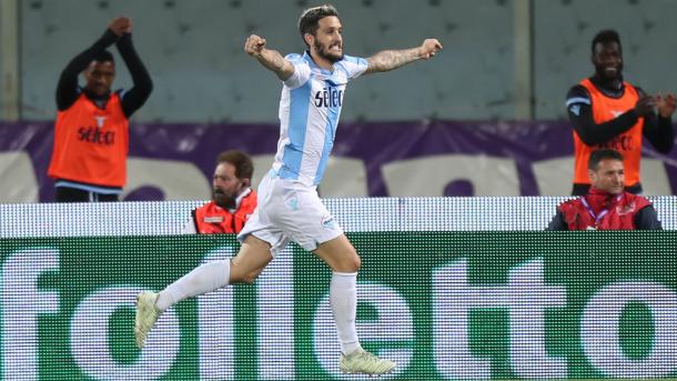 Luis Alberto celebra el gol de la victoria | Foto: SS Lazio 