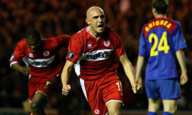 Massimo Maccarone signed for Middlesbrough after becoming the first Serie B player in 20 years to be selected for the Italian national team. Source: The Guardian