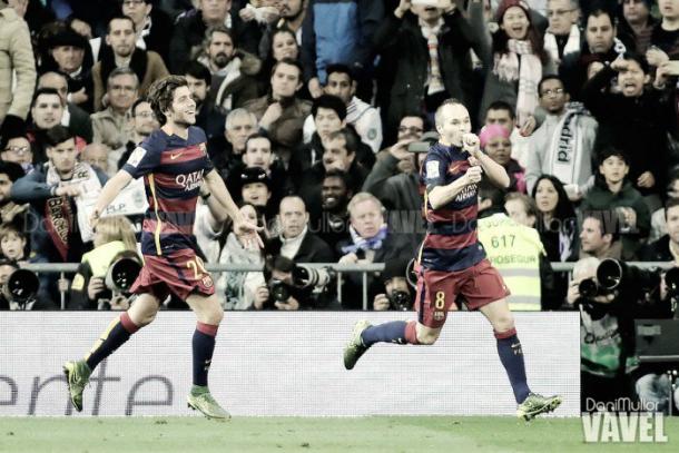 La temporada pasada el Barça goleó en el Bernabéu sin Messi. Imagen: Dani Mullor (VAVEL)