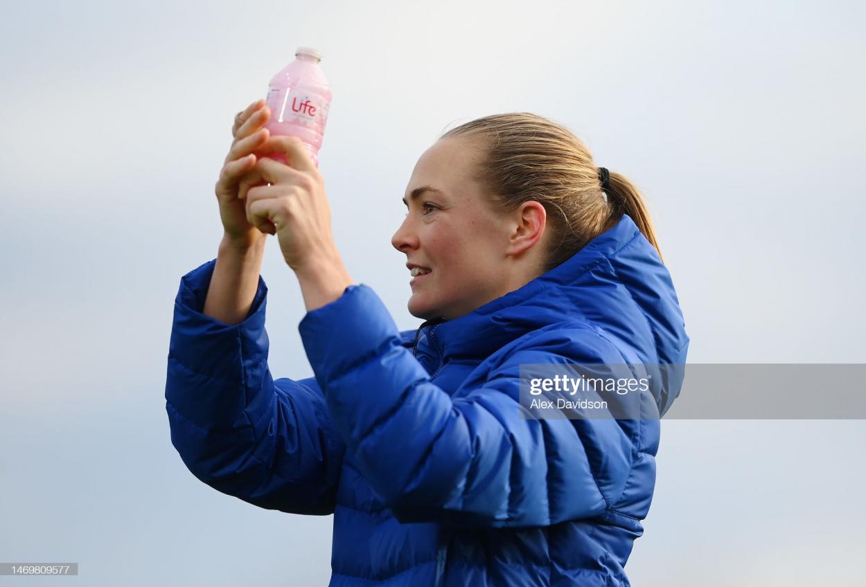  Magdalena Eriksson post match last weekend against Arsenal. (Photo by Alex Davidson/Getty Images)