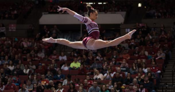 Maggie Nichols on Beam Pic: Excelle Sports 