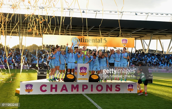 Man City have won the Continental Cup since last their last outing in the WSL | Photo: Getty