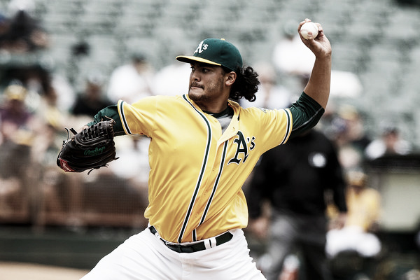 Sean Manaea will look to get back on track against a tough Red Sox offense. (Photo: Jason O. Watson/Getty Images North America)