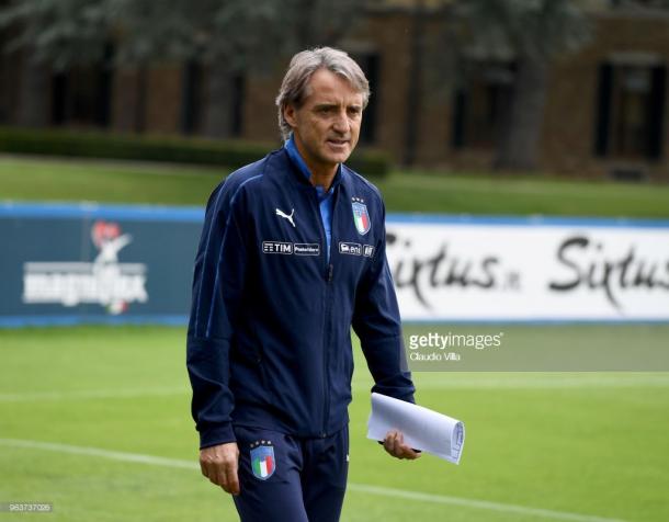Mancini en un entrenamiento | Foto: Gettyimages