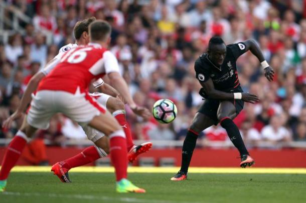 Mane capped off a memorable debut performance with an excellent solo goal. (Picture: Getty Images)