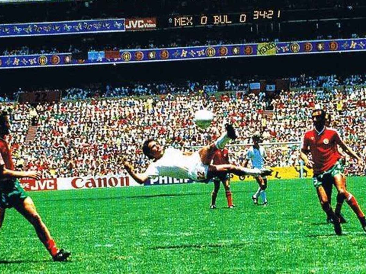 Gol de Manuel Negrete, Mundial México 86 | Foto: X @Lineade4TUDN