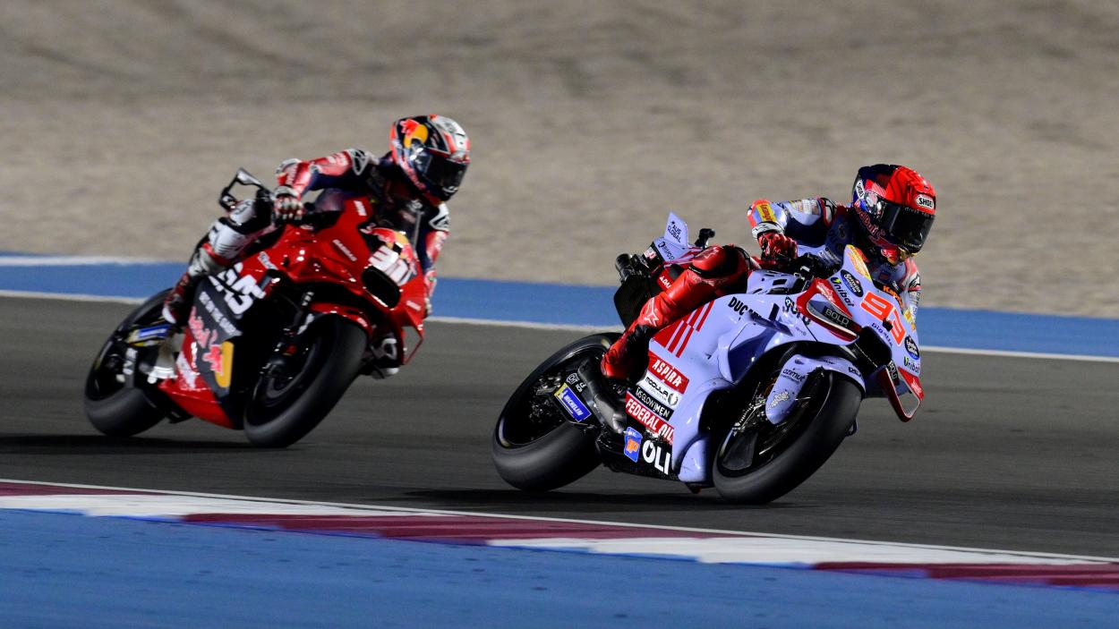 Marc y Acosta en Qatar | Foto: motociclismo.com
