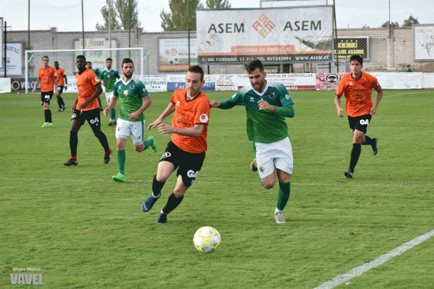 Marcos Torres en el partido ante el Moralo