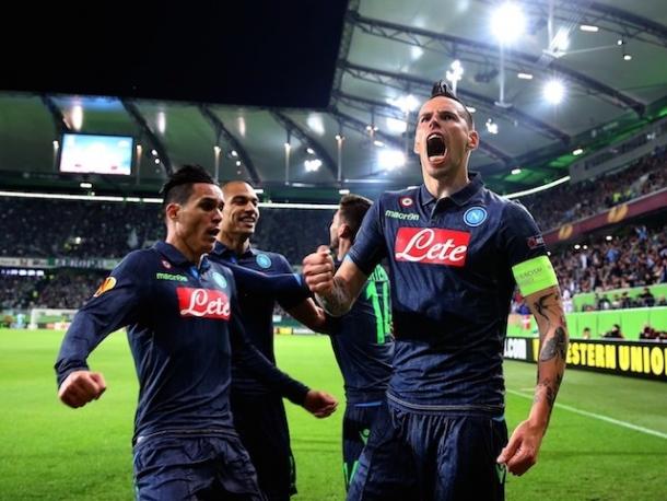 Hamsik celebrates a goal (photo: getty)