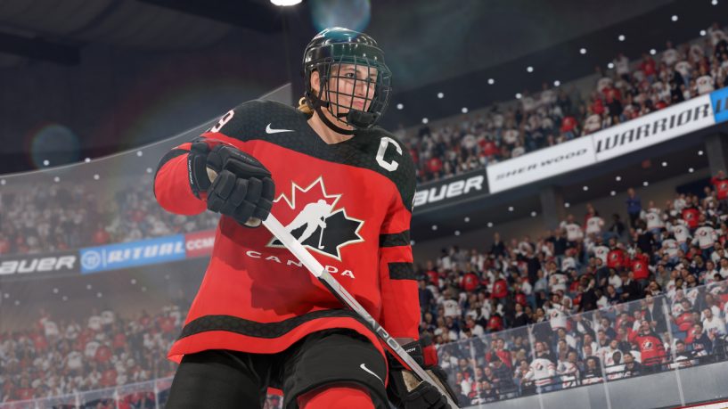 Marie-Philip Poulin en NHL 22 | Foto: EA Sports