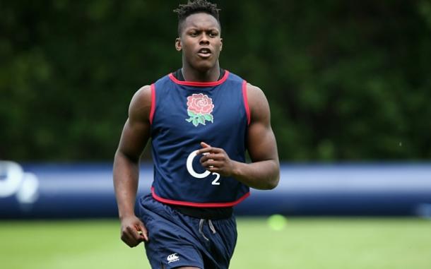 Maro Itoje is one of seven uncapped members of the squad (image via: telegraph)