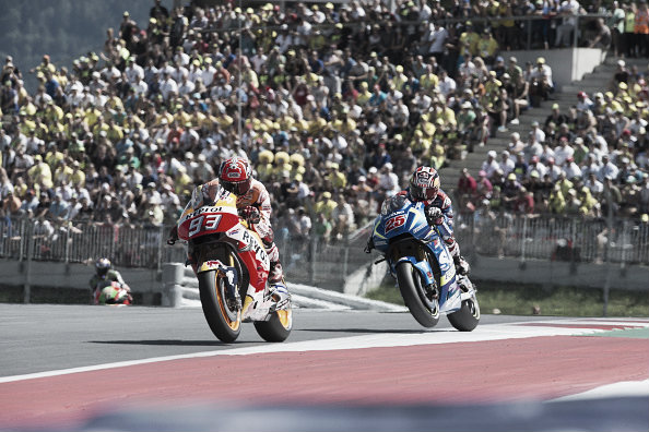 Marquez managed to hold off Vinales to take fifth | Photo: Mirco Lazzari gp/Getty Images