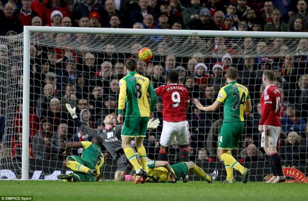 Martial's strike wasn't enough for United (photo: EMPICS)