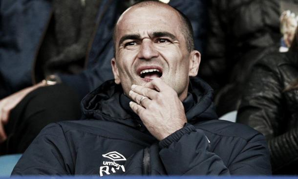 It has been a frustrating season for Roberto Martinez and Everton. | Photo: Getty Images