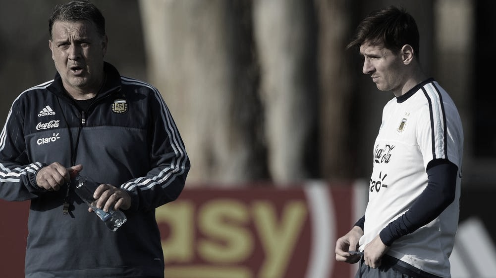 Martino y Messi durante la época del 'Tata' en Argentina | Foto: Argentina
