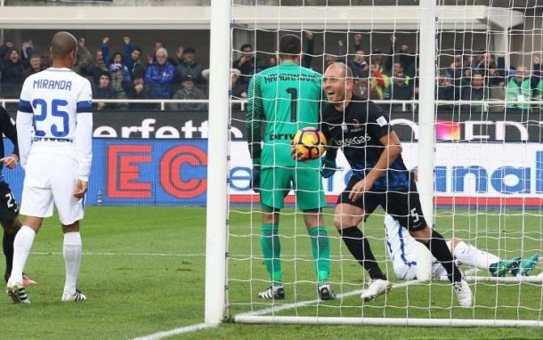 Masiello a segno contro l'Inter, www.sport.sky.it