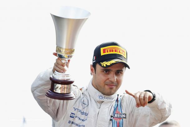 Felipe subió al tercer escalón de Monza en 2014 y 2015 | Fuente: www.f1fanatic.co.uk