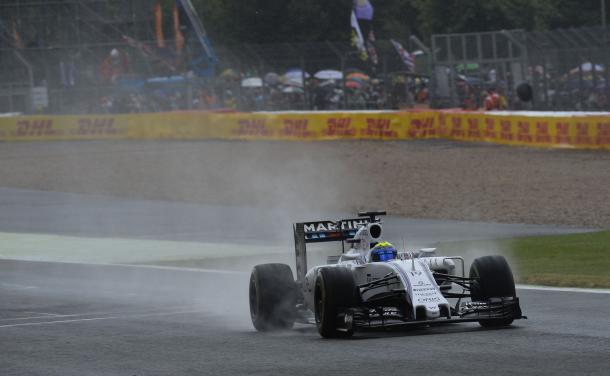 Felipe Massa, bajo la lluvia | Fuente: F1Fanatic
