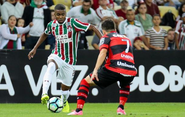 Matheus Alessandro terminou a temporada 2017 em alta (Foto: Divulgação/Fluminense)