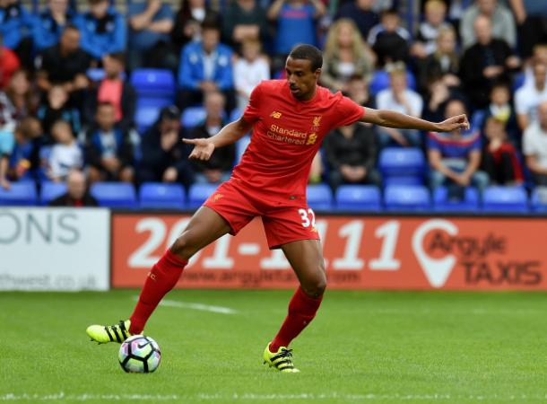 Matip couldn't finish the fixture against Wigan (photo; Getty Images)