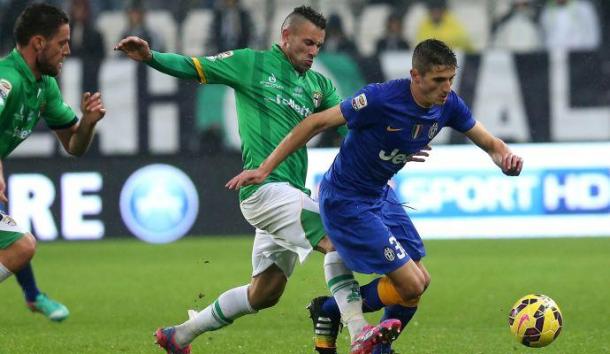 Federico Mattiello ha esordito in Serie A proprio con la maglia della Juve, nella vittoria per 7-0 col Parma del novembre 2014. Foto: calciomercato.com