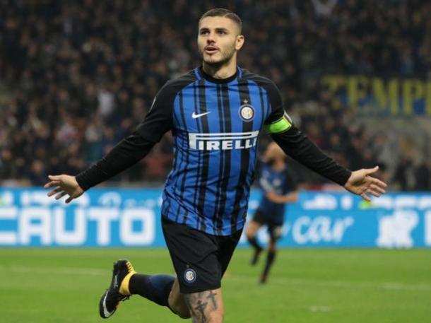 Icardi celebrando uno de sus 28 goles. / Foto: inter.it