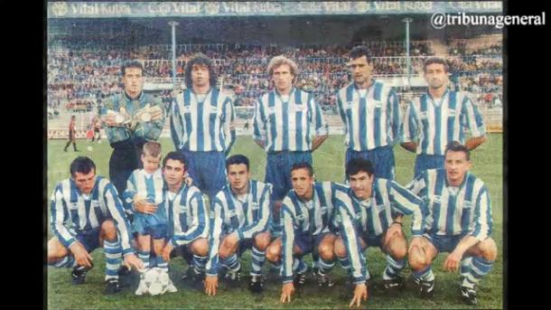 Equipo histórico del Deportivo Alavés. Fuente: youtube.com