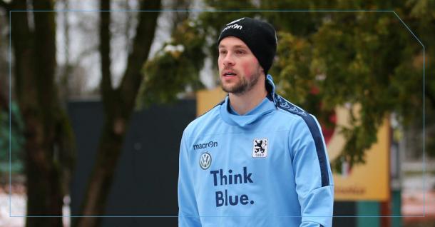 Beister in his new club colours. | Image credit: 1860 Munich