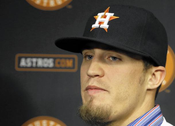 Houston Astros reliever Ken Giles had a rough debut for his new team | Credit: Pat Sullivan / AP