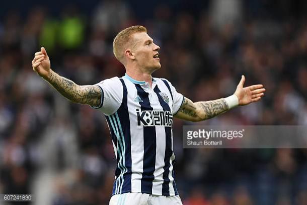 James McClean netted the first goal of pre-season for Tony Pulis' side | Photo: Getty/ Shaun Botterill