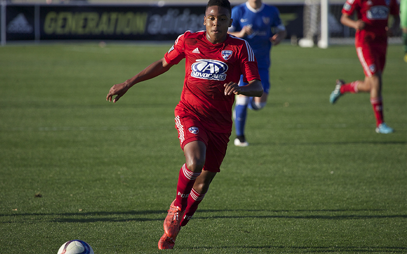 McKennie con la camiseta de FC Dallas (mlssoccer.com)