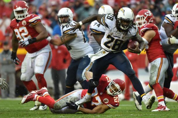 Melvin Gordon rushed for 641 yards and no touchdowns in 2015 | Peter Aiken/Getty Images