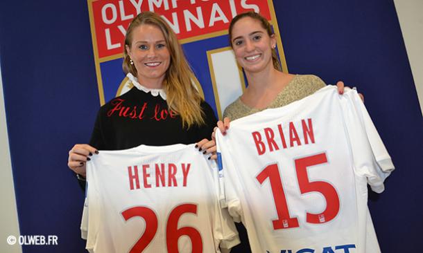 Both Brian and Henry will look to bolster OL's campaign this season | Source: olweb.fr