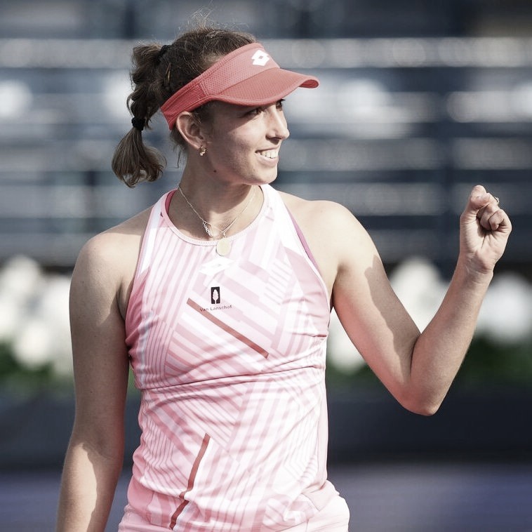  Elise Mertens Foto Dubai Tennis Champs @DDFTennis​  ​