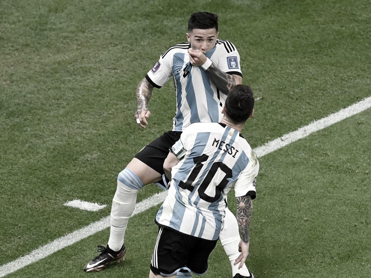 Messi y Enzo Fernández, los salvadores de Argentina | Foto: Argentina