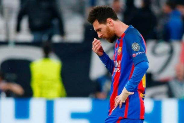 Tutta la delusione di Messi, unico a salvarsi tra i suoi (Fonte foto: Eurosport)