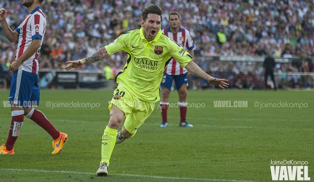 Leo Messi in uno dei precedenti tra Atletico e Barcellona | Vavel