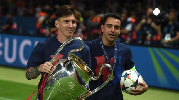 A Berlino, Messi e Xavi hanno alzato la loro quarta Coppa | www.skysports.com