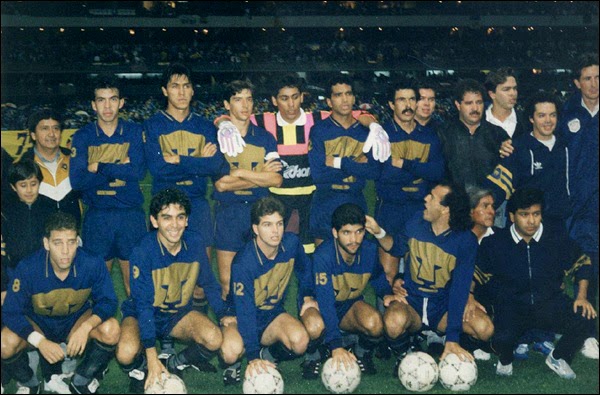Pumas 1990-91 (Foto: SoloPumas.com)