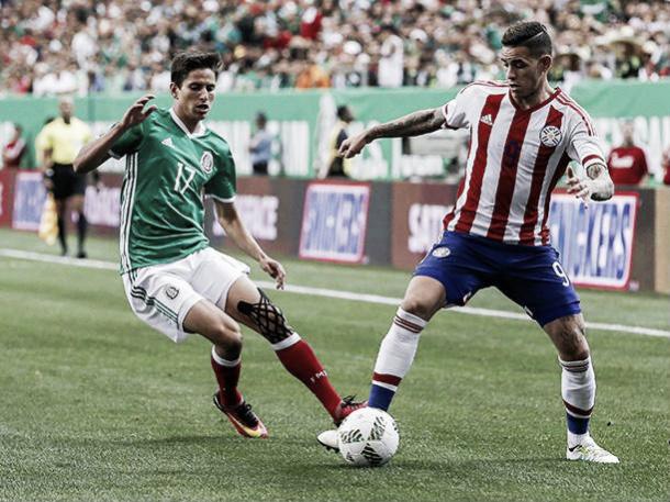 Mexico last faced Paraguay in a 1-0 win in Atlanta last year. Photo: FOX Sports