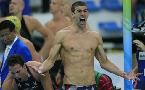 Phelps nadando I Foto: JJOO.com